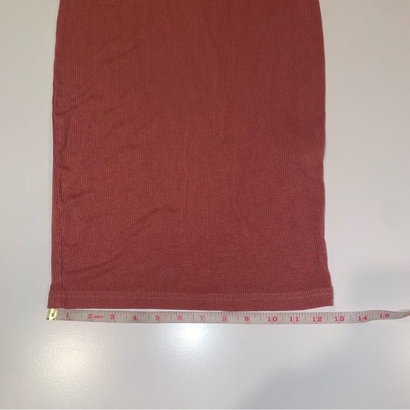 Long Orange dress medium size short sleeve 👗🛍️🛒 - Picture 6 of 6